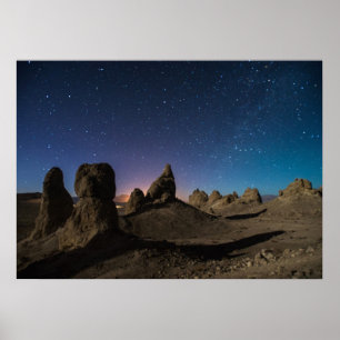 Trona and the Milky Way Poster