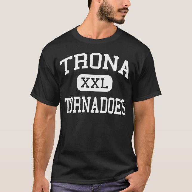 Trona - Tornadoes - High School - Trona California T-Shirt (Front)