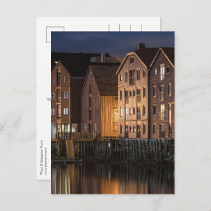 Trondheim Houses Postcard