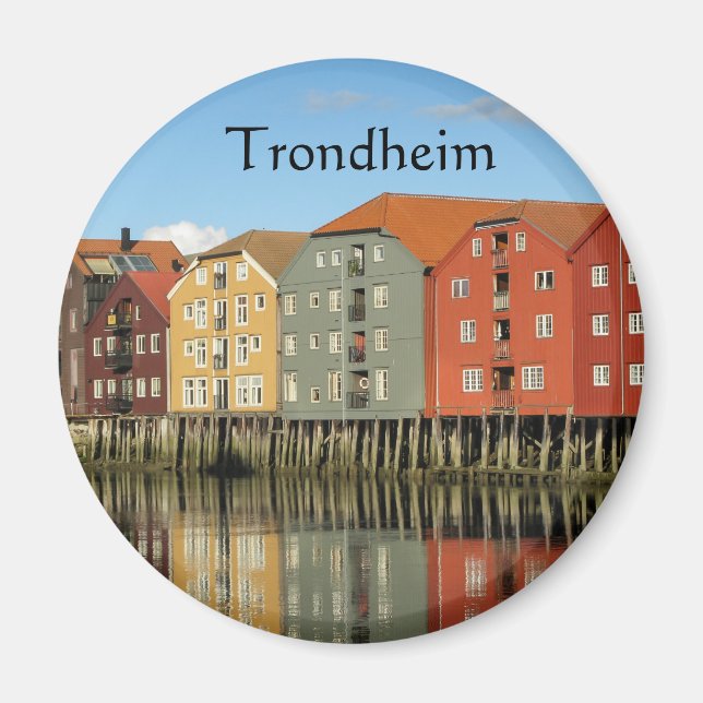 Trondheim Norway Magnet (Front)