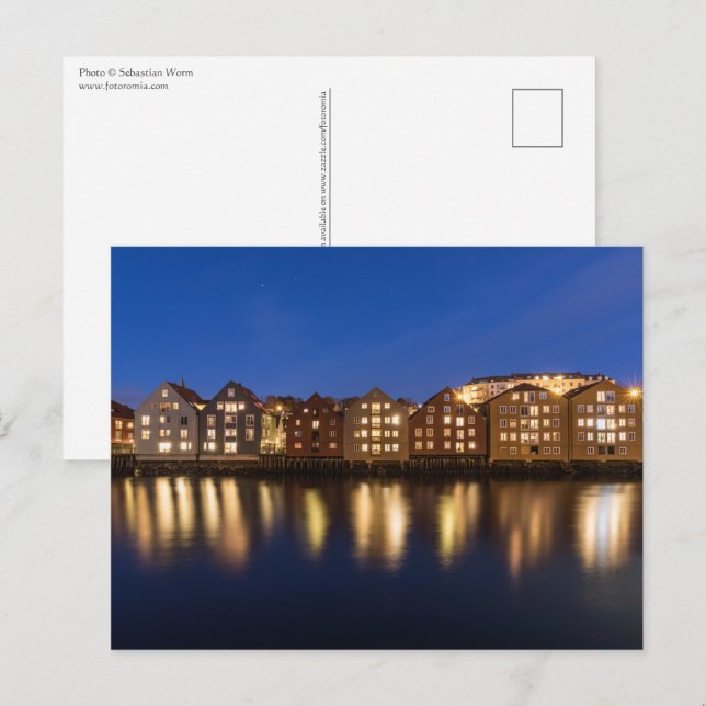 Trondheim Norway Postcard (Front/Back)