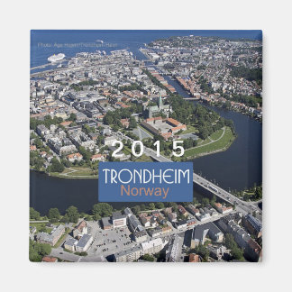 Trondheim Norway Travel Magnet Change Year