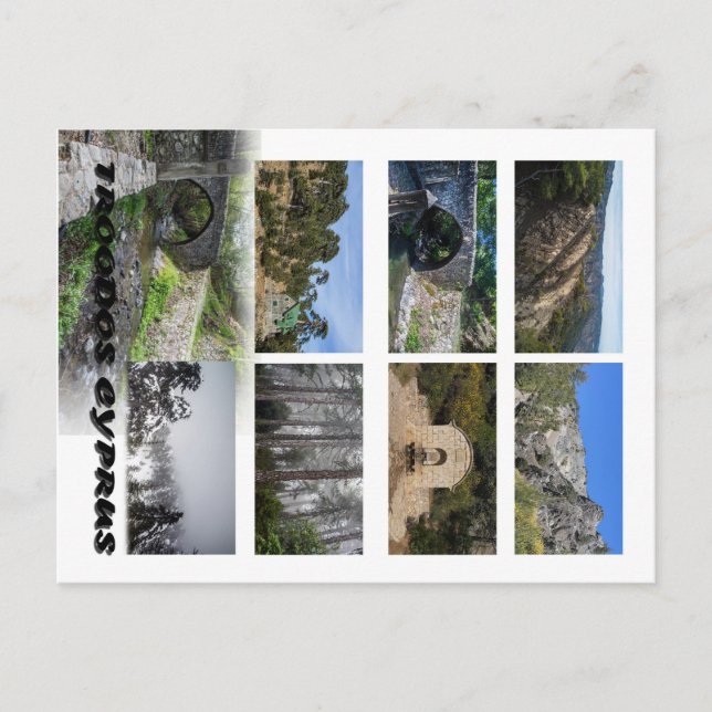 Troodos Cyprus Postcard (Front)