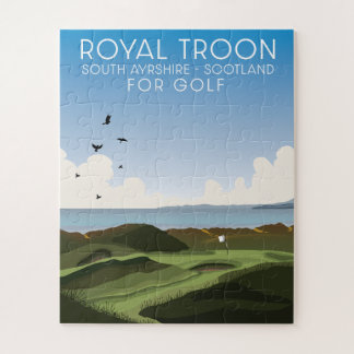 Troon South Ayrshire Scotland Golf Jigsaw Puzzle