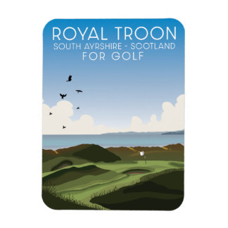 Troon South Ayrshire Scotland Golf Magnet