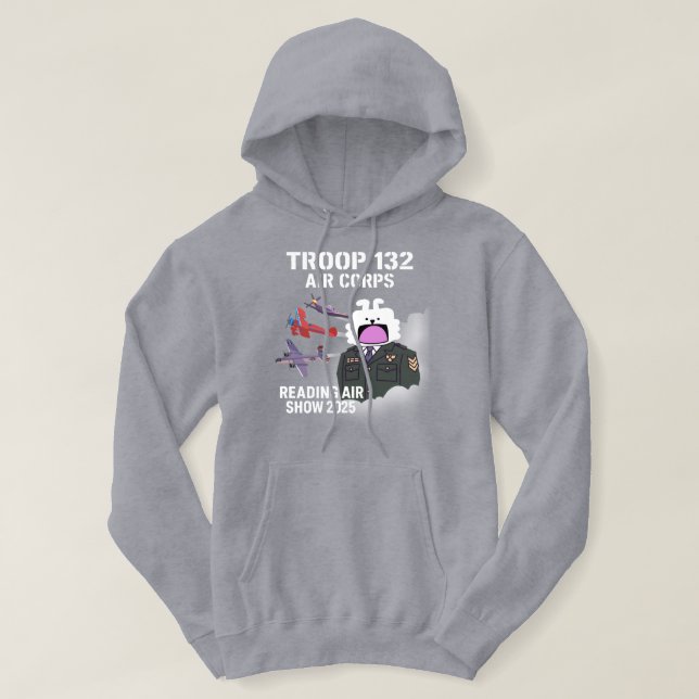 Troop 132 - Reading Air Show Hoodie (Design Front)