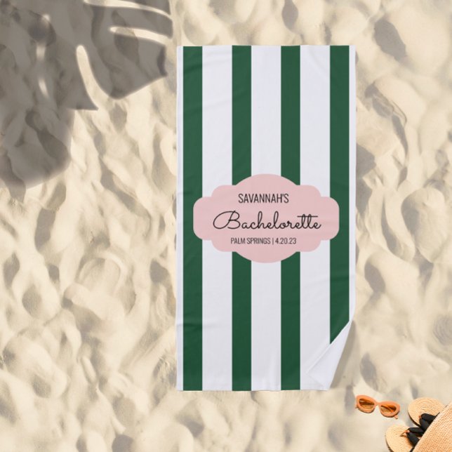Troop Beverly Hills Bachelorette Party  Beach Towel (Creator Uploaded)
