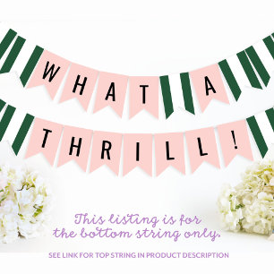 Troop Beverly Hills "What a Thrill" String 2 Bunting