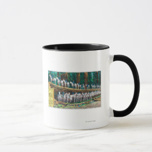 Troop I on and in front of Fallen Giant Mug