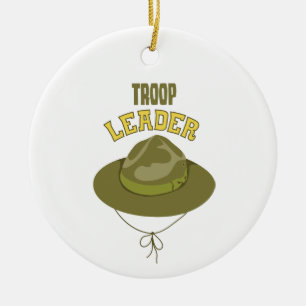 Troop Leader Ceramic Tree Decoration
