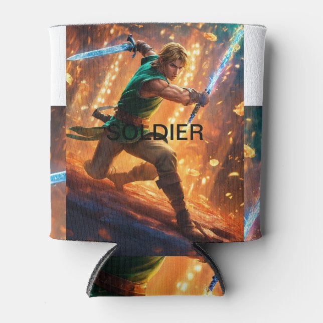 Troop-Themed Foam Coolers: Keep Drinks Cool! Can Cooler (Front)