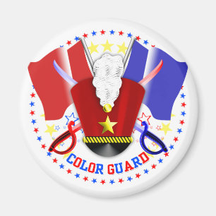 Troopers Red White and Blue Colour Guard Magnet