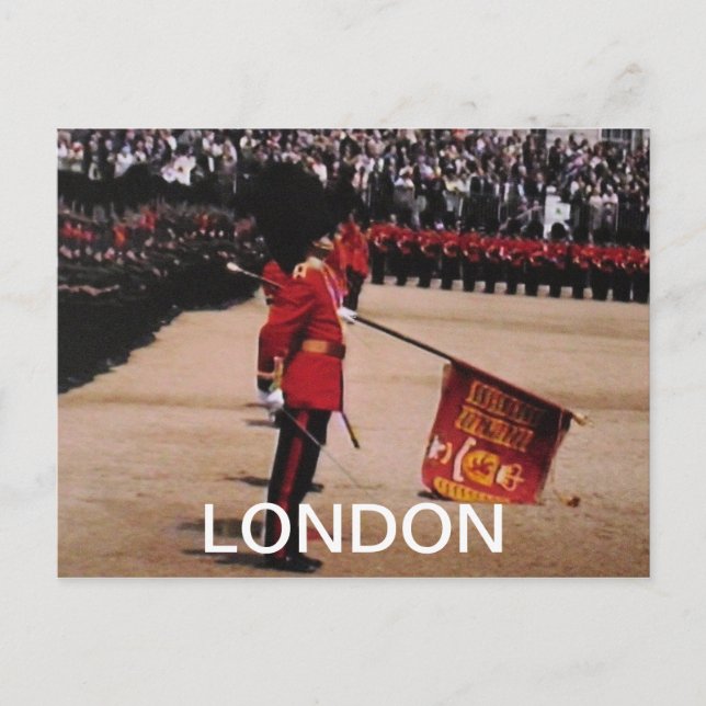 Trooping the Colours London UK postcard (Front)