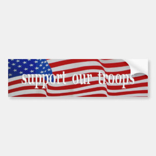 troops flag sticker