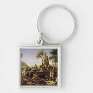 Troops halted on the Banks of the Nile Key Ring