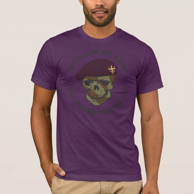trooptroop troops Nec Temere Nec timid one T-Shirt (Front)