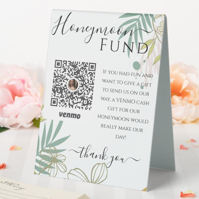 Tropcial Wedding Themes Venmo Honeymoon Fund (In SItu (Wedding))