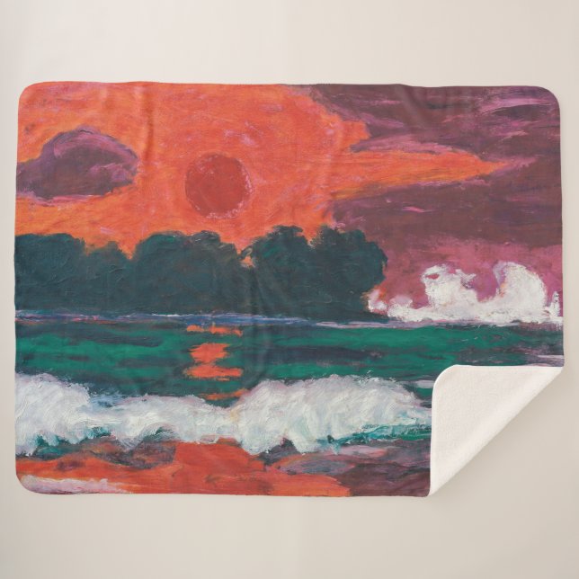 Tropensonne | Emil Nolde | Sherpa Blanket (Front (Horizontal))