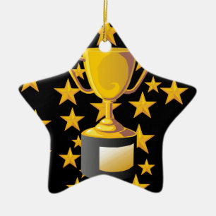 TROPHIES CERAMIC TREE DECORATION
