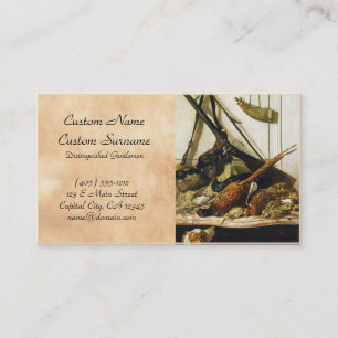Trophies of the Hunt, 1862 Claude Monet Business Card