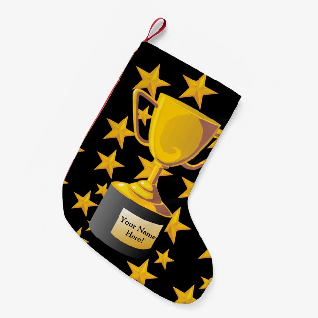 TROPHIES SMALL CHRISTMAS STOCKING (Front (Hanging))