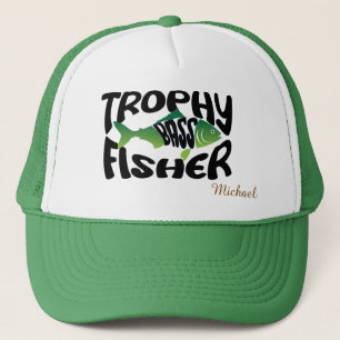 Trophy Bass Fisher Customisable Trucker Hat