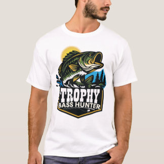 Trophy Bass Hunter bass fishermans  T-Shirt