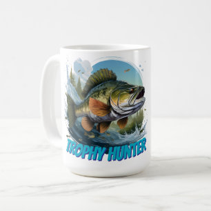 Trophy Bass Hunter Customizable  Coffee Mug