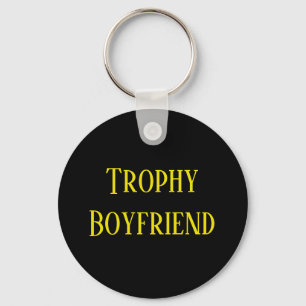 Trophy Boyfriend Christmas Holiday Gift Key Chain