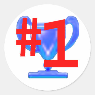 Trophy Cup jGibney The MUSEUM Zazzle Gifts Classic Round Sticker