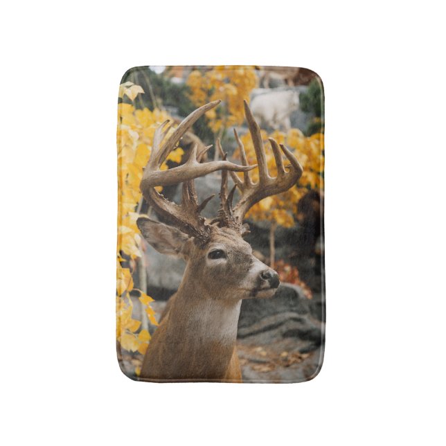 Trophy Deer Bath Mat (Front Vertical)