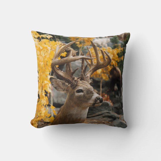 Trophy Deer Cushion (Front)