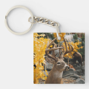 Trophy Deer Key Ring