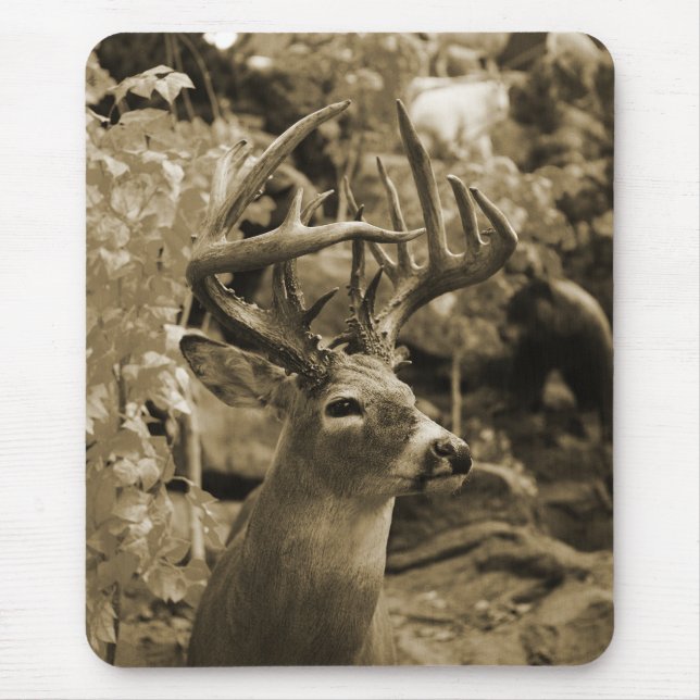 Trophy Deer Mouse Mat (Front)