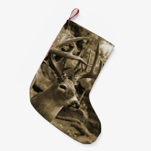 Trophy Deer Small Christmas Stocking