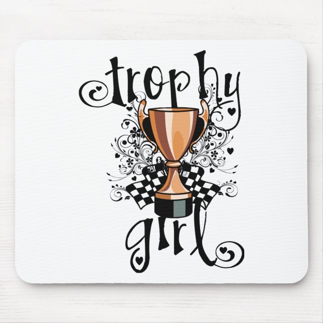 Trophy Girl Mouse Mat (Front)