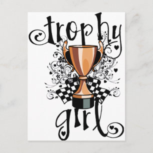 Trophy Girl Postcard