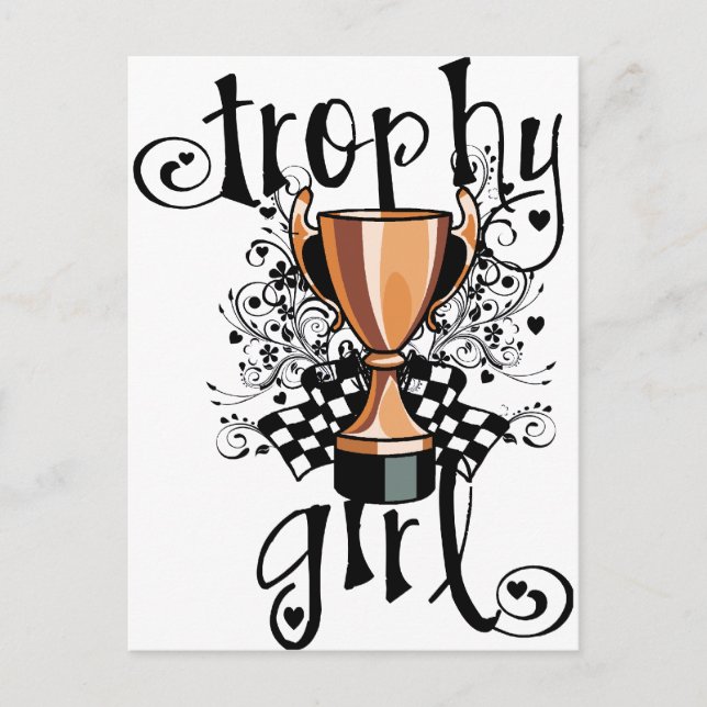 Trophy Girl Postcard (Front)