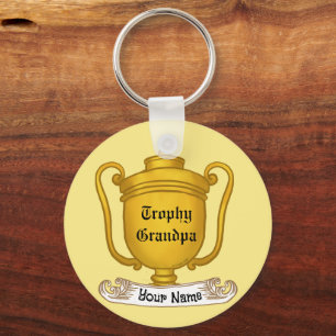 Trophy Grandpa  Key Ring