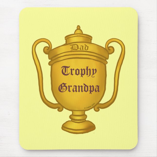 Trophy Grandpa Mouse Mat (Front)