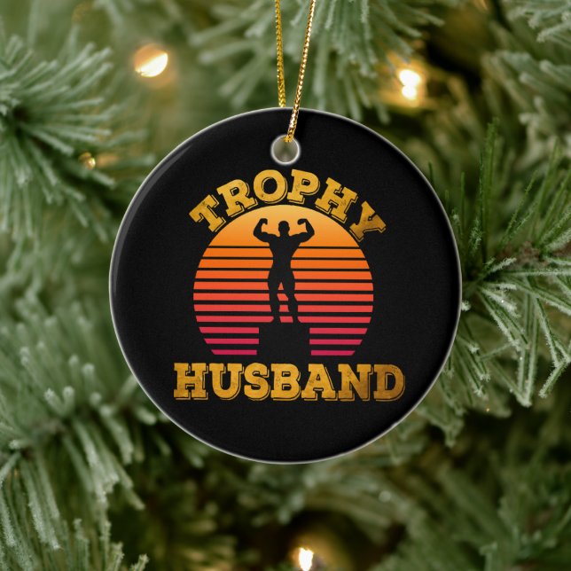Trophy Husband Ceramic Tree Decoration (Tree)