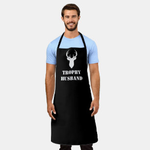 Trophy Husband Funny Men's Gift Hunting Gift Apron