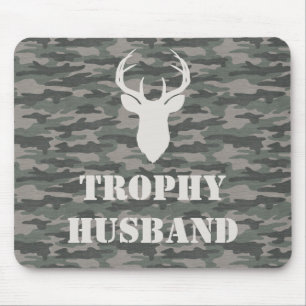 Trophy Husband Funny Men's Gift Mouse Mat