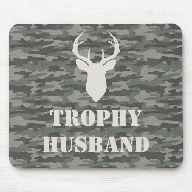 Trophy Husband Funny Men's Gift Mouse Mat (Front)