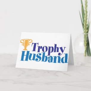 Trophy Husband Holiday Card