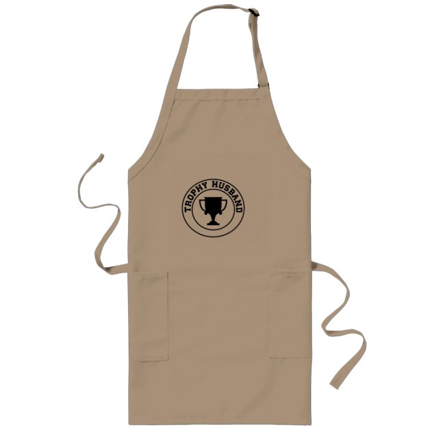 Trophy Husband Long Apron (Front)