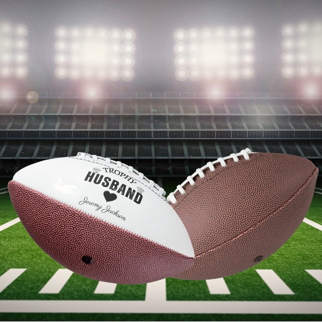 Trophy Husband Mini Football: Personalised Gift American Football (Trophy Husband Mini Football: The Perfect Personalized Gift for Him)