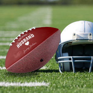 Trophy Husband Mini Football: Personalised Gift Fo American Football