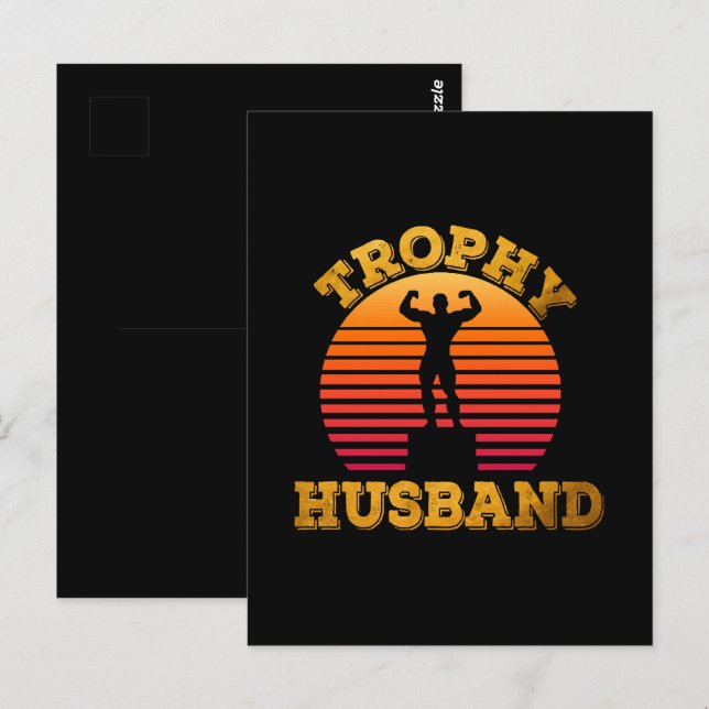 Trophy Husband Postcard (Front/Back)