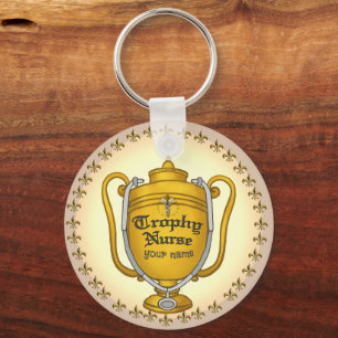 Trophy Nurse  Key Ring
